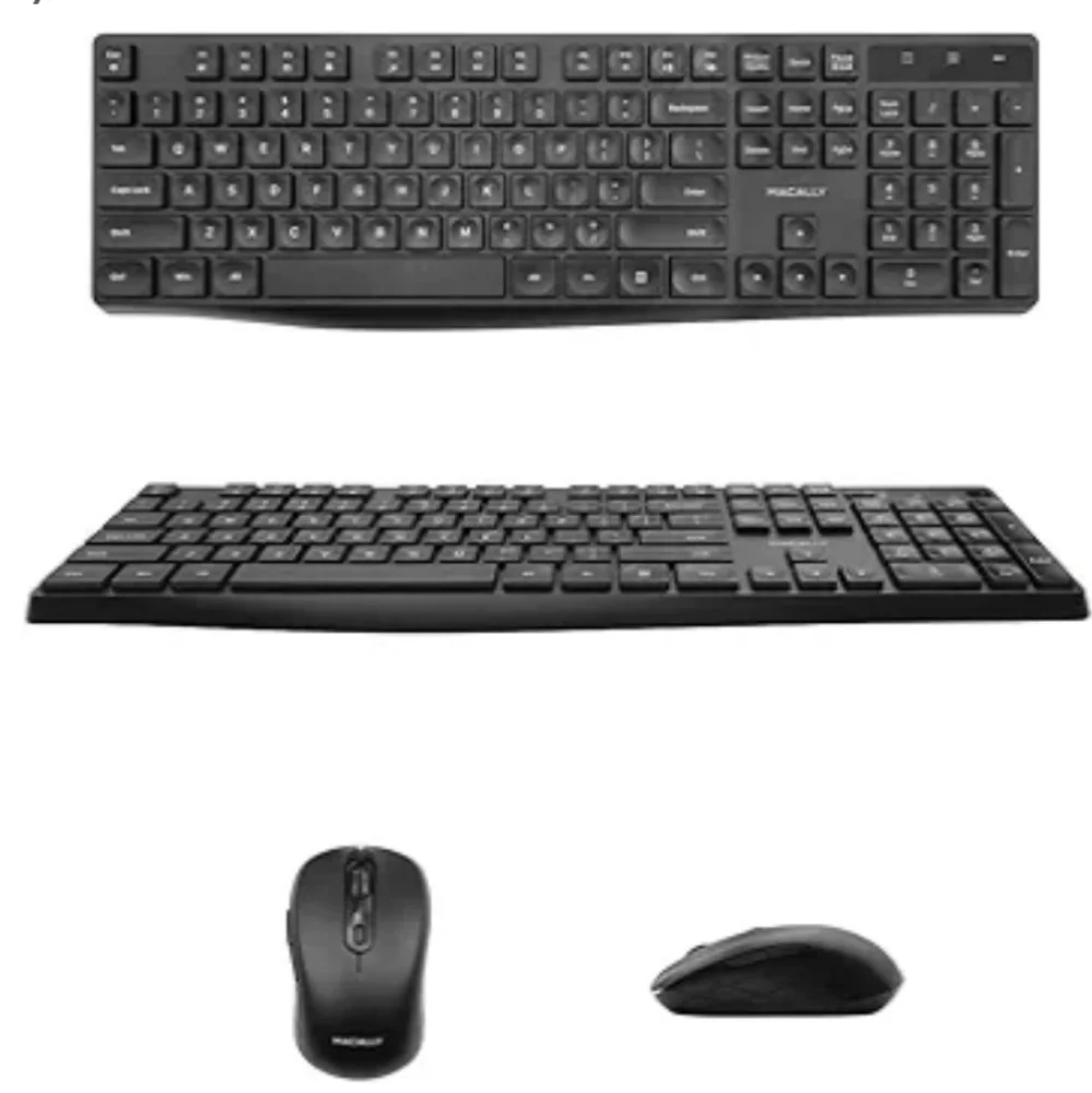 BRAND NEW QR-90 Black Wireless Keyboard and Mouse Combo 2.4G